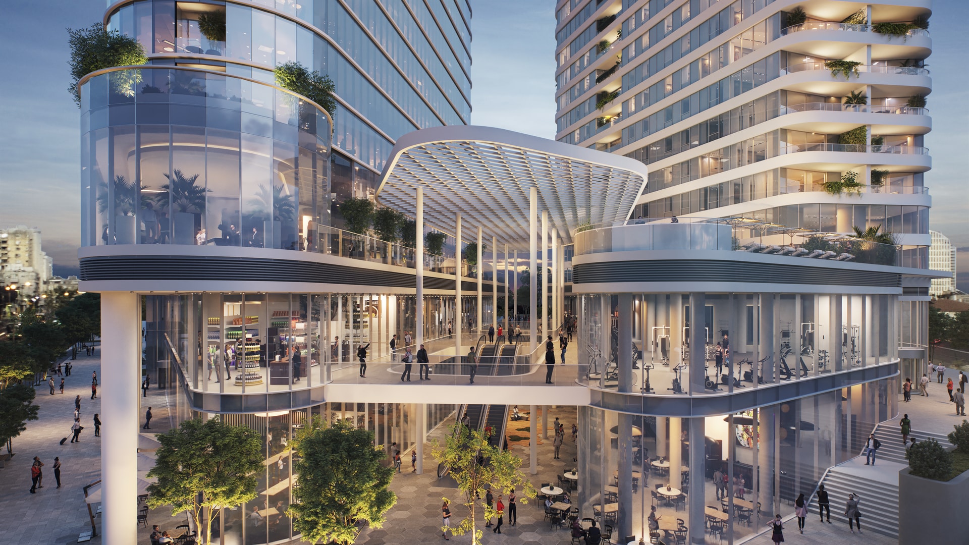 Exchange — architectural visualization 12