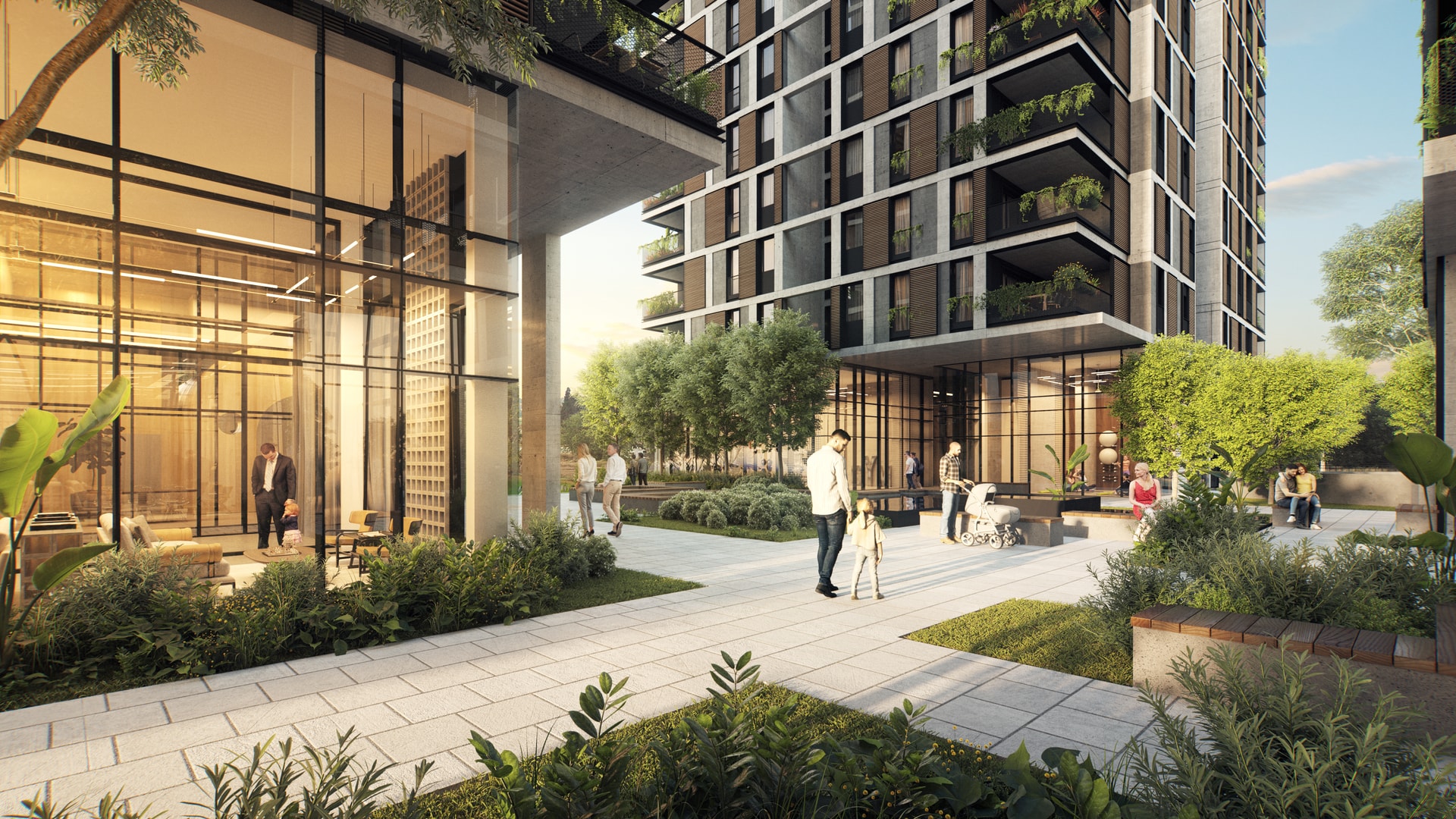 Park North, architectural visualization 9