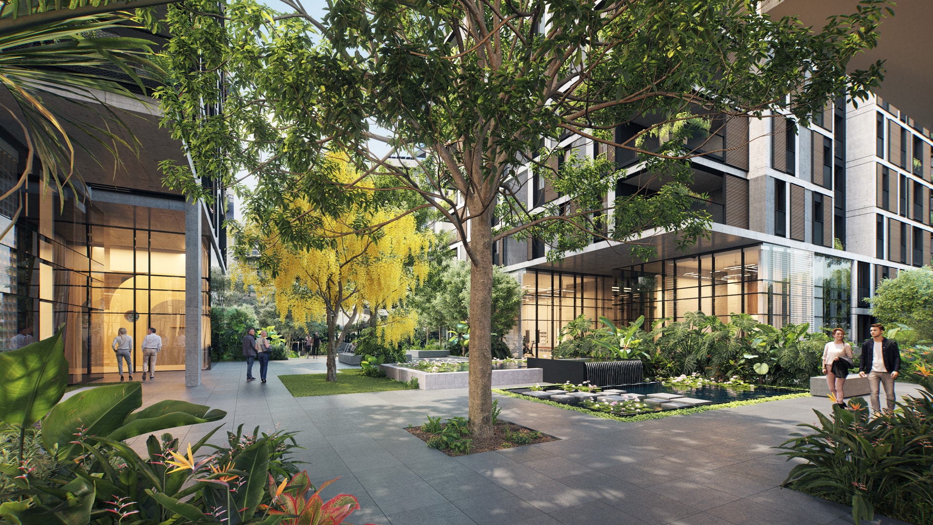 Park North, architectural visualization 10