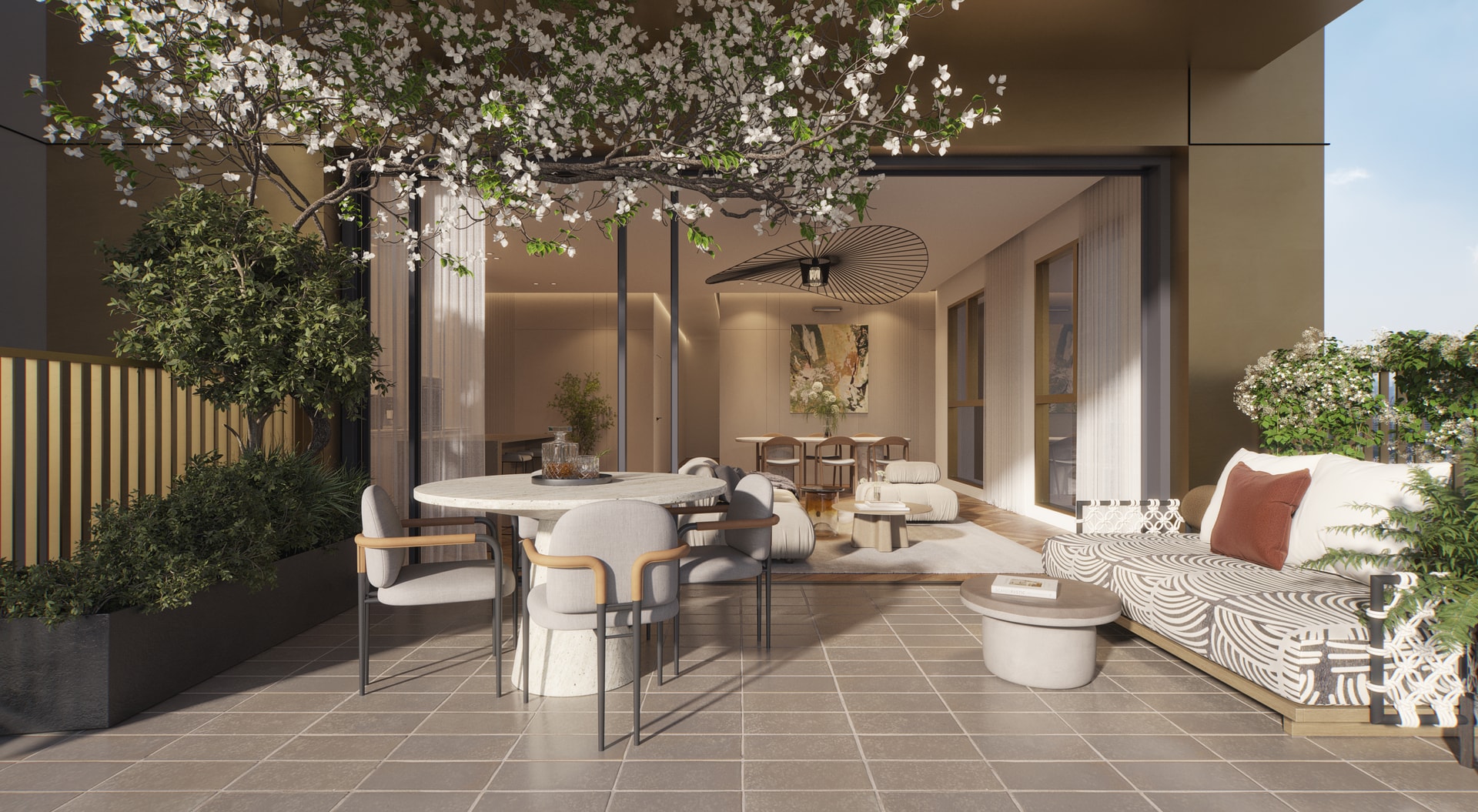 Square, architectural visualization 7