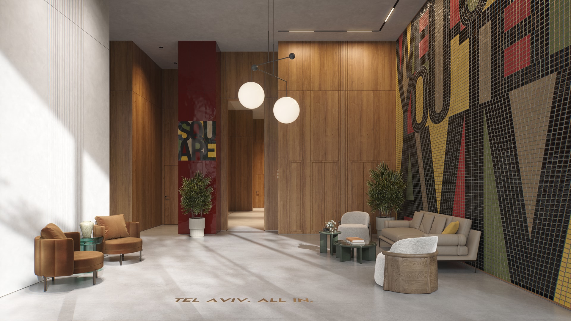 Square, architectural visualization 14