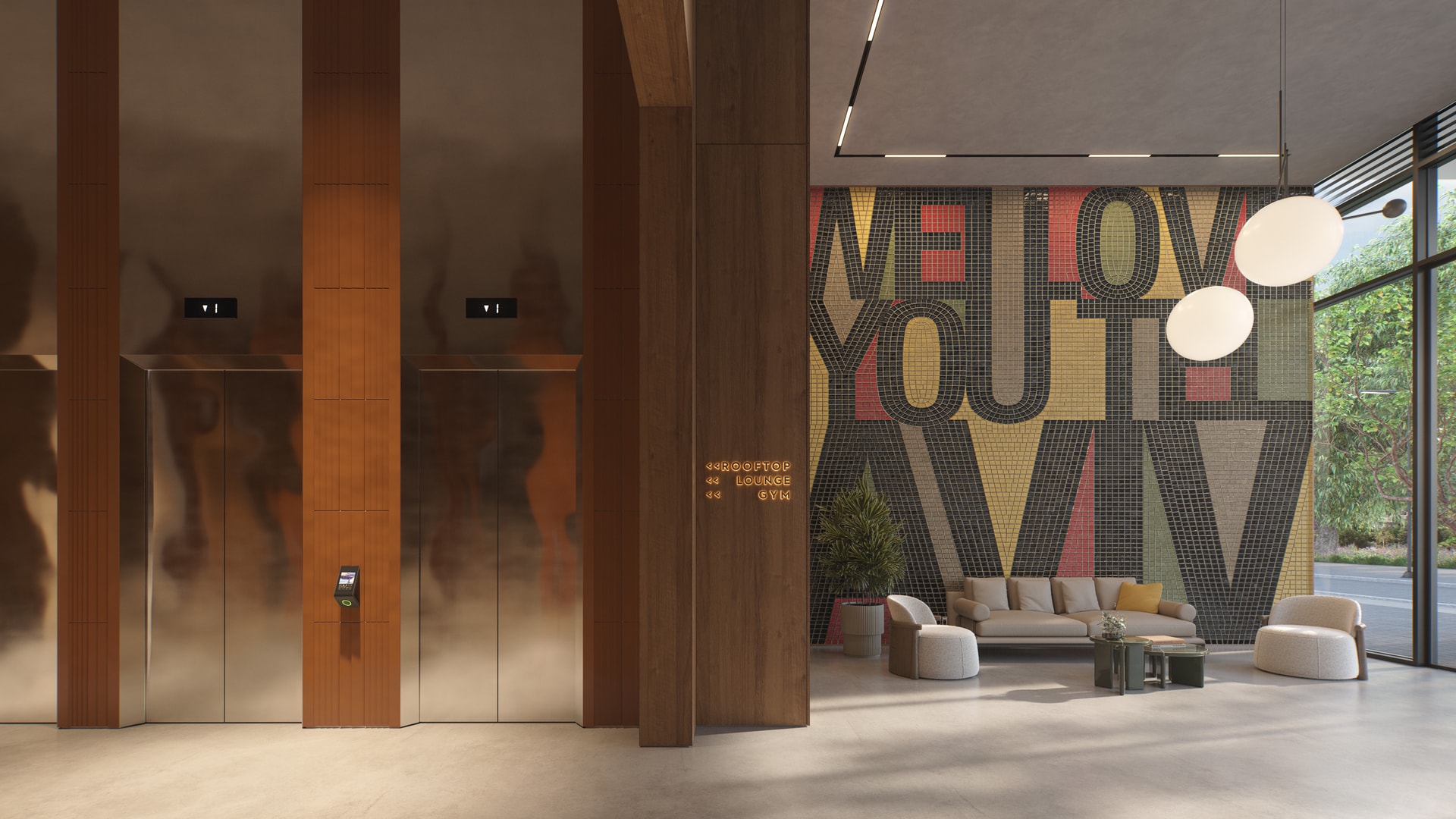 Square, architectural visualization 15