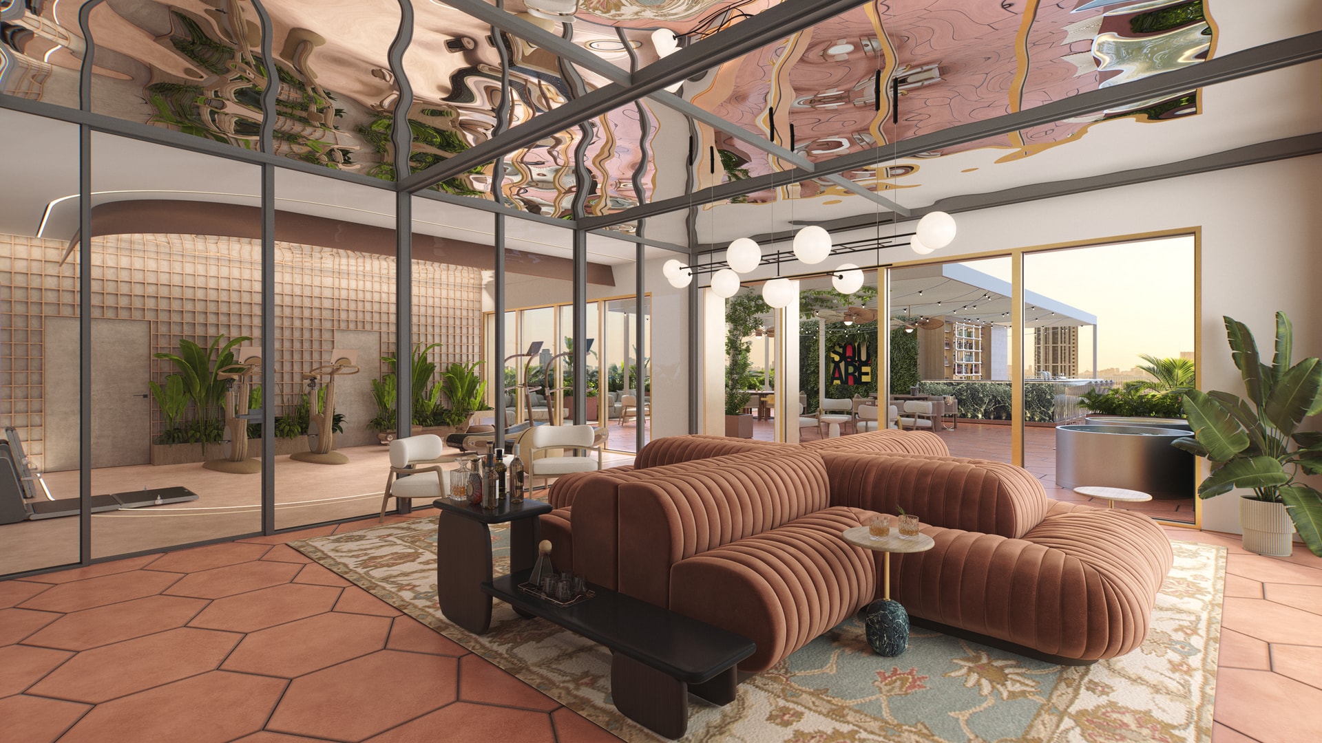 Square, architectural visualization 16