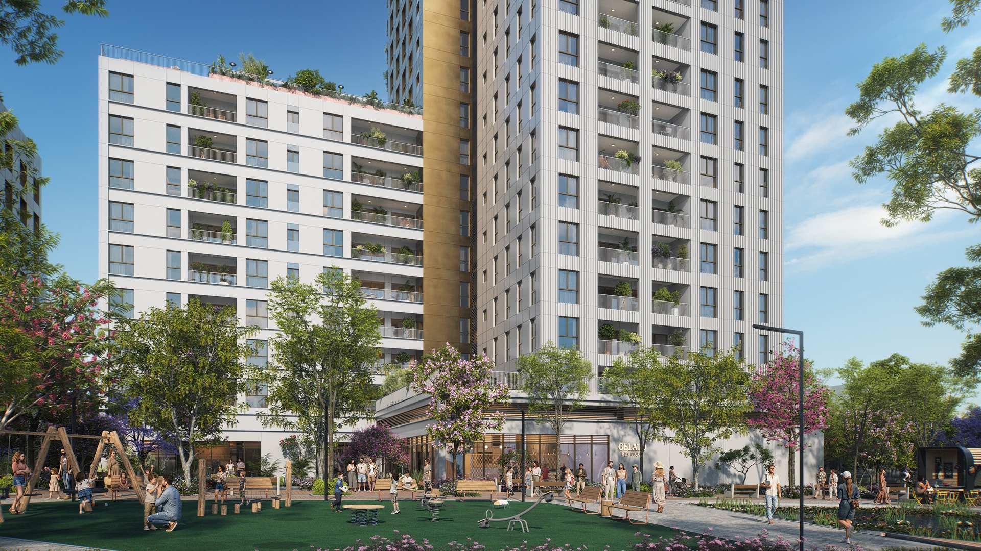 Square, architectural visualization 21