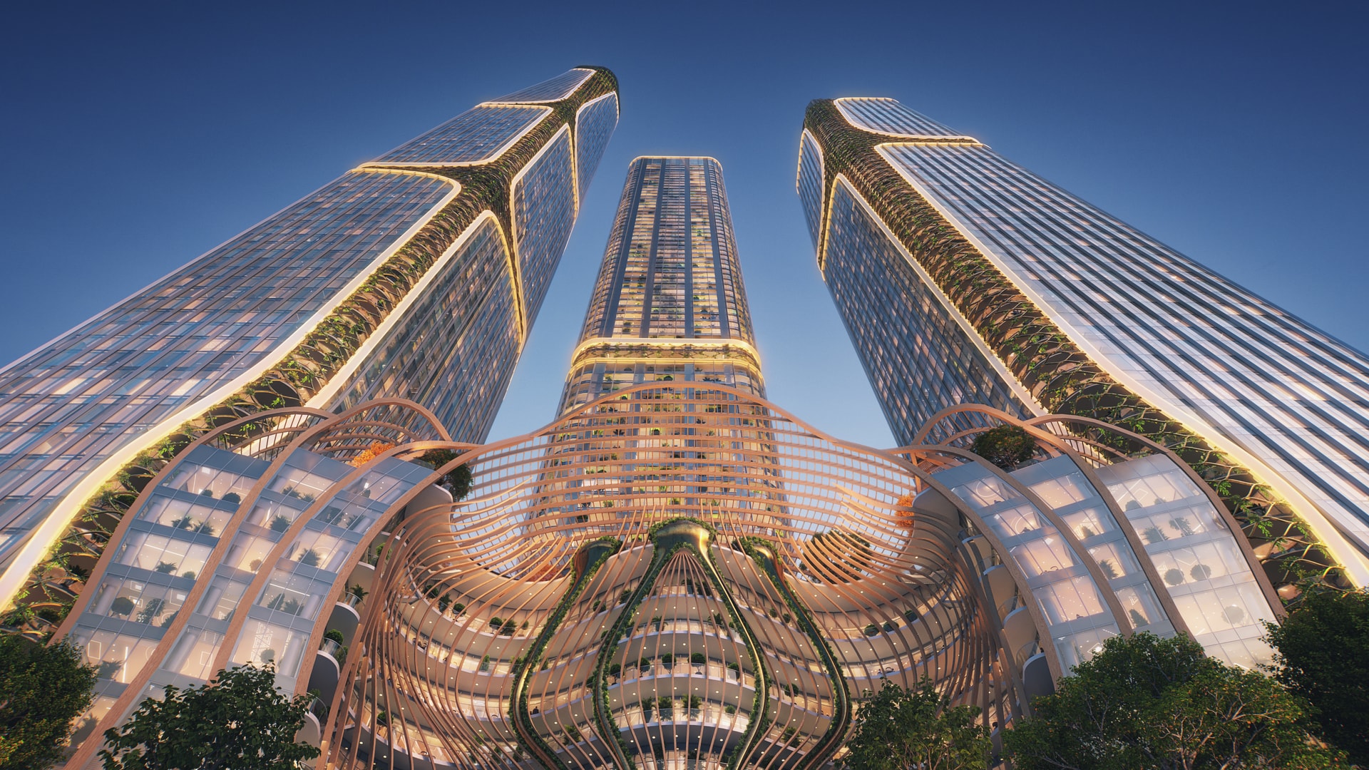 Vertical, architectural visualization 2
